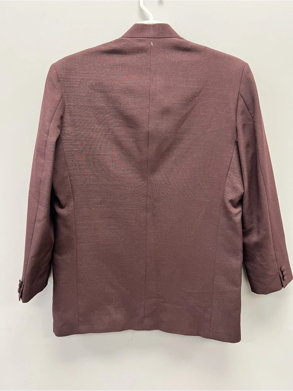 Gianni Veroni Men's Mandarin Collar Blazer in Dusty Mauve 42L